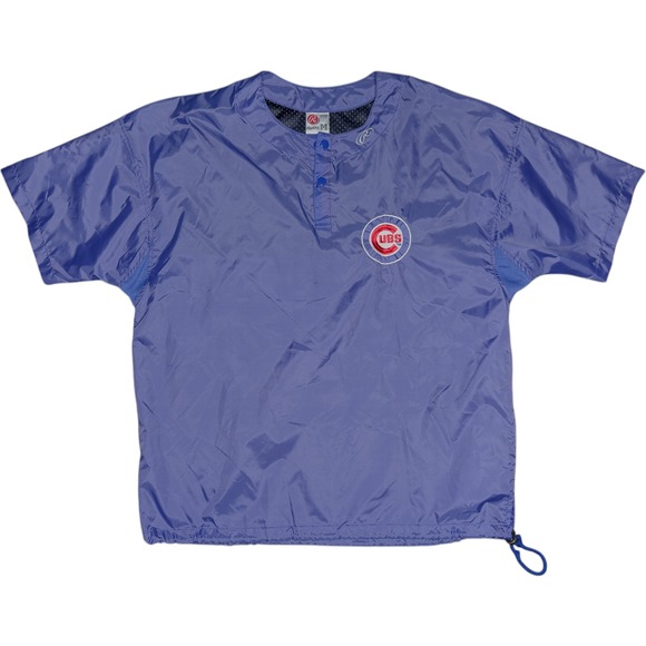 Vintage Chicago Cubs Rawlings Batting Practice Jersey Medium Short Sleeve 80s - Picture 1 of 7